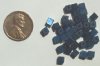 40 4mm Navy Fiber Optic Cubes